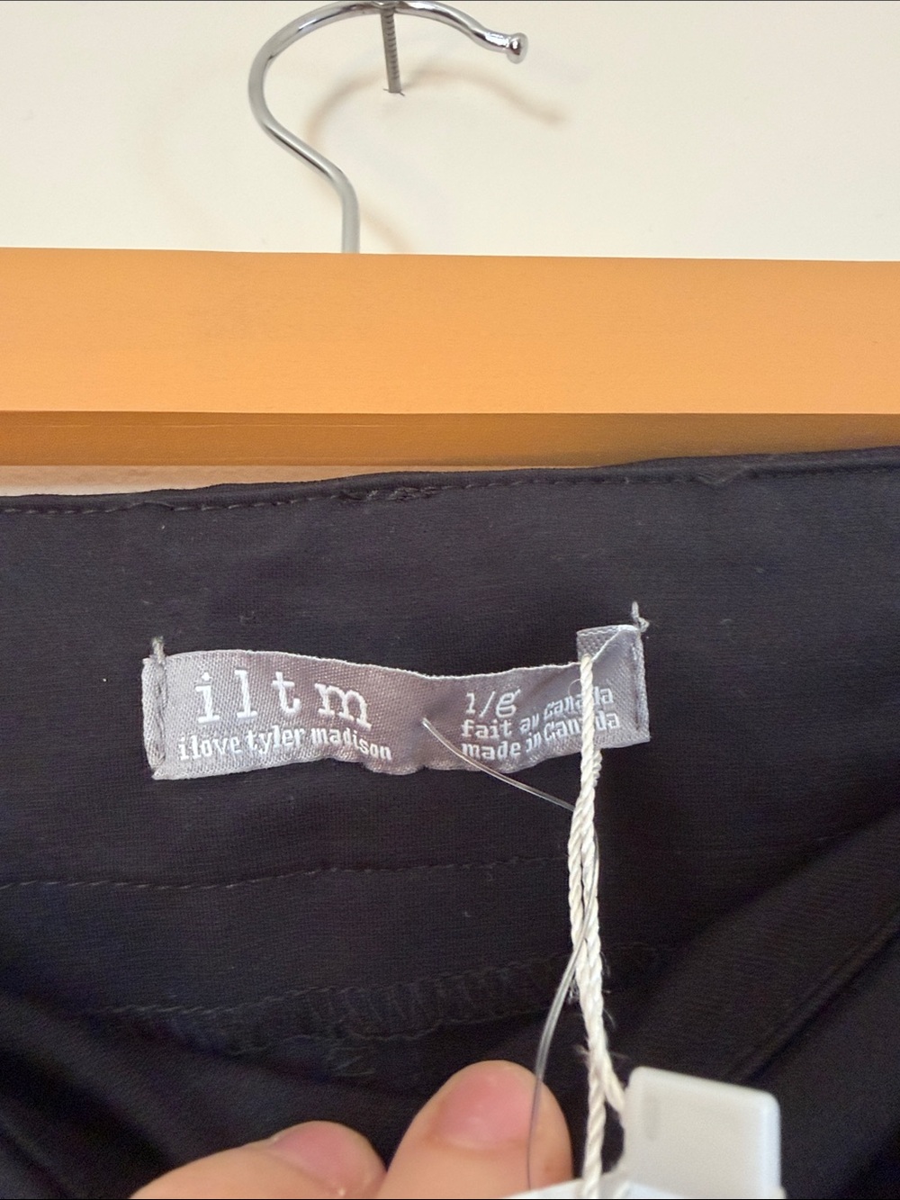 🆕 NWT iltm Black Kick Flare Leg Ankle Dress Pants - Picture 5 of 11